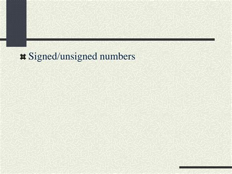 SOLUTION: Bit Manipulation of Signed and Unsigned Numbers in Assembly Language Programming ...