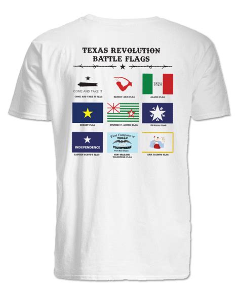 Texas Revolution Flags Short-Sleeve - American Duke Apparel Company