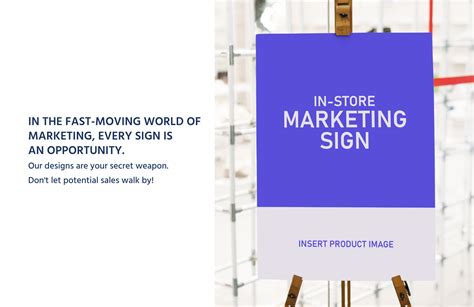 In-Store Marketing Sign Template in Word, PDF - Download | Template.net