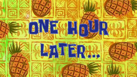 One Hour Later SpongeBob Time Card 122 - YouTube