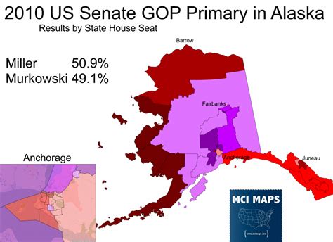 Alaska State Senate District Map - Printable Map