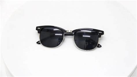 Uv400 Half Frame Custom Sun Shade Glasses Sunglasses Man - Buy Custom Shades Sunglasses,Half ...