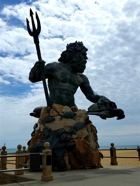 Neptune statue, Virginia Beach. : r/beach