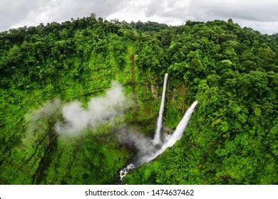 Tad Fane High Exotic Waterfall Along Stock Photo 1474637462 | Shutterstock