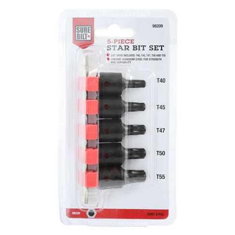 SureBilt Star Bit Set 5 Piece