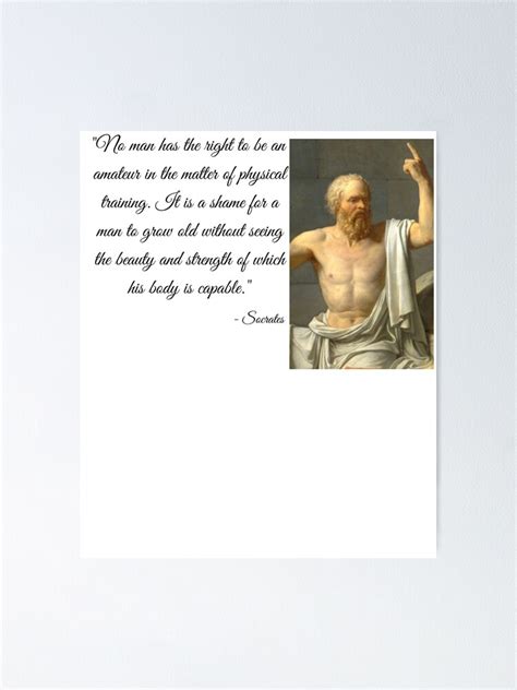 "Socrates - Physical Fitness" Poster by TJs-Tees | Redbubble