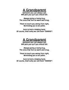 Grandparents Day Poem | Poems about grandparents, Grandparents day ...