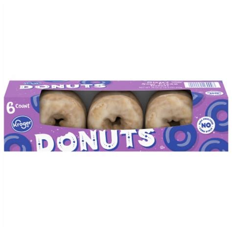 Kroger® Sour Cream Glazed Donuts, 6 ct / 18 oz - Kroger