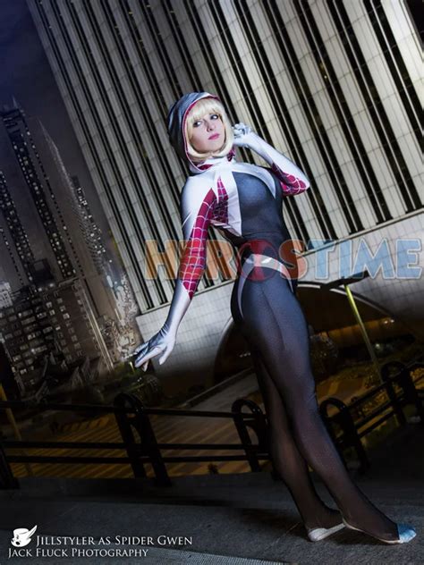 Spider Gwen Costume Adult Kids Spider Gwen No Mask Cosplay Halloween ...