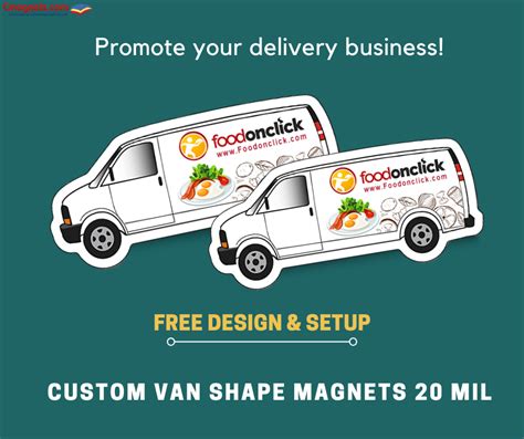 Custom van shape magnets | Custom vans, Custom magnets, Shapes