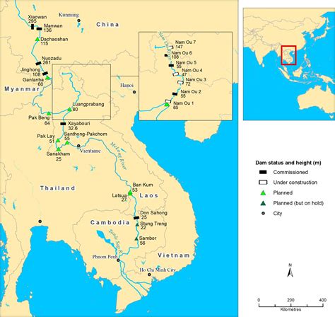 Lower Mekong Map