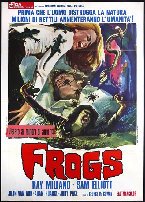 Frogs (1972) via Italy | Movie posters vintage, Classic horror movies ...