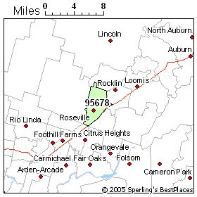 Roseville Zip Code Map