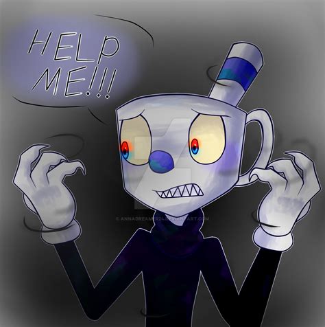 (Fan Art)Evil Mugman by AnnaDreamer24 on DeviantArt