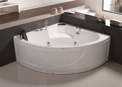 China Corner Sector Acrylic Fiberglass Hot Tub Jetted Massage Whirlpool Bathroom Bathtub with ...