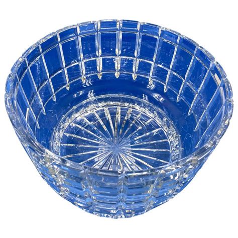 Large Crystal Serving Centerpiece Fruit Or Dessert Bowl at 1stDibs