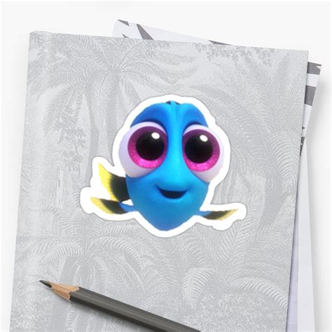 "Finding Dory Sticker" Sticker by jesskoen | Redbubble