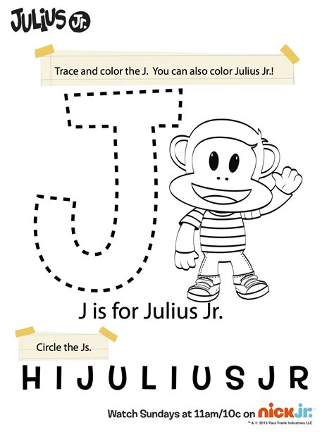 Julius Jr Coloring Pages - Coloring Home