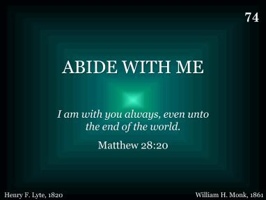 Abide With Me | R. J. Stevens Music