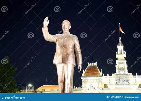 Ho Chi Minh Statue stock image. Image of architecture - 167951387