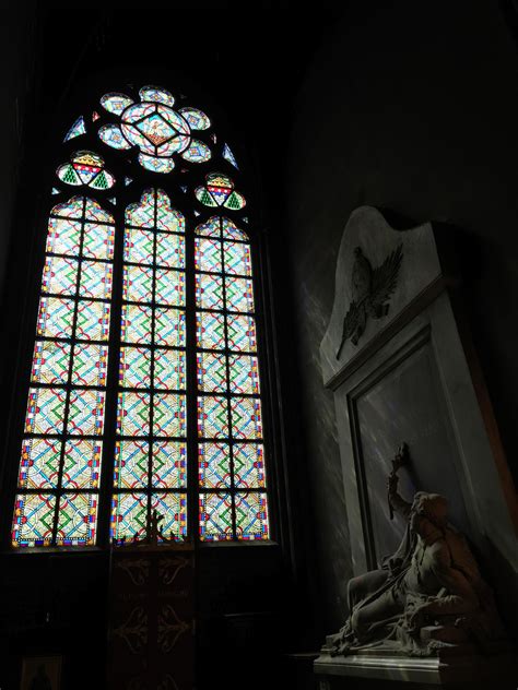 ITAP of a stained glass window inside of Notre Dame in Paris : r ...