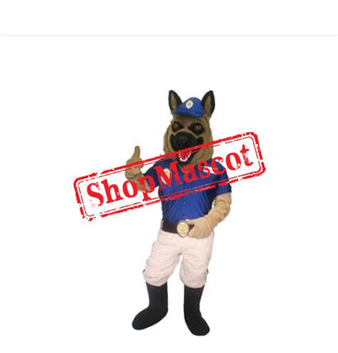 Professional Police Dog Mascot Costume