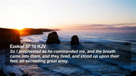 Ezekiel 37:10 KJV Desktop Wallpaper - So I prophesied as he commanded ...