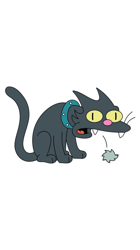 Simpsons Snowball II Sticker. The second cat from the Simpsons family, despite its color, is ...