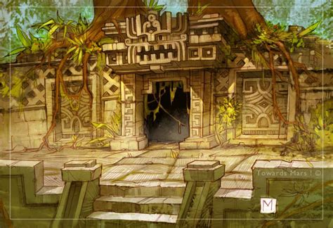 Temple by *Sidxartxa | Fantasy art landscapes, Environment concept art ...