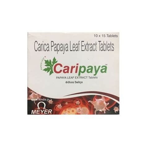 Carica Papaya Leaf Extract Tablets Age Group: For Children at Best ...