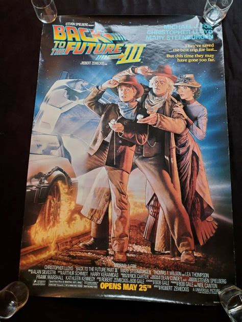 BACK TO THE FUTURE PART III ONE-SHEET ROLLED MOVIE POSTER 1990 ...