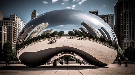 Cloud Gate Sculpture Background, Chicago, Chicago Bean Pictures, Whole ...