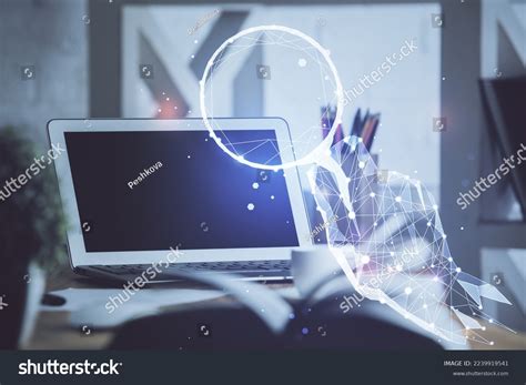 Desktop Computer Background Office Start Theme Stock Photo 2239919541 ...