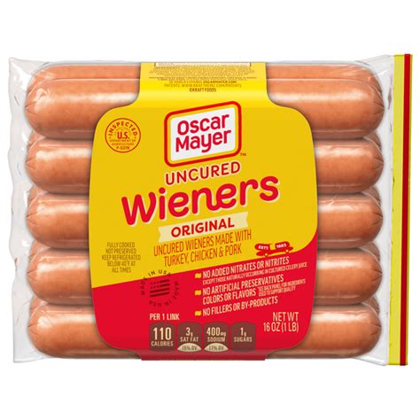 Save on Oscar Mayer Uncured Wieners Original - 10 ct Order Online Delivery | GIANT