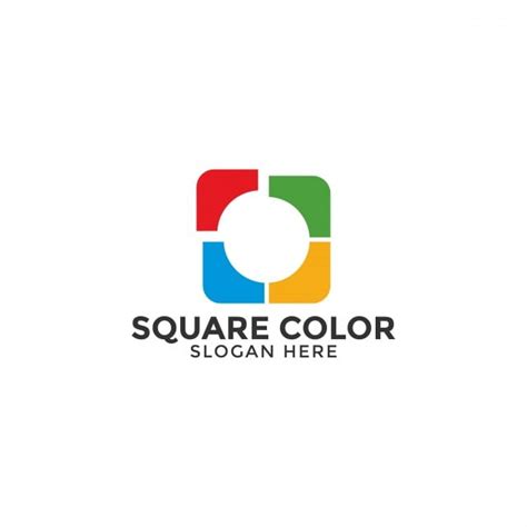 Logo Color Design Vector Hd PNG Images, Square Color Logo Design ...