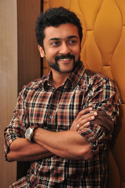 Suriya Latest Singam Style Mustache PhotoShoot Images At 24 Movie Interview - IMAGES