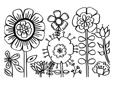 Free Printable Flower Coloring Pages For Kids - Best Coloring Pages For Kids