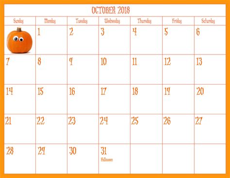 Halloween Calendar Printable - Printable Word Searches