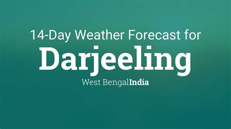 Darjeeling, West Bengal, India 14 day weather forecast