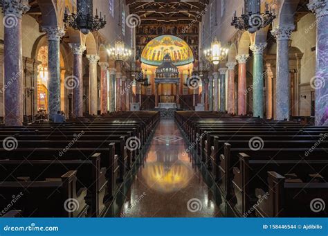 St Andrew Church Interior Pasadena Editorial Stock Image - Image of ...