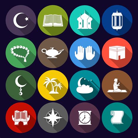 Islamic Symbols Vector