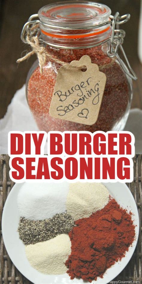 DIY Burger Seasoning, an easy homemade spice blend for homemade burgers ...