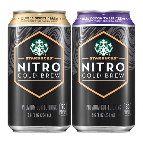 (8 Cans) Starbucks Nitro Cold Brew Premium Coffee Drink, Sweet Cream ...