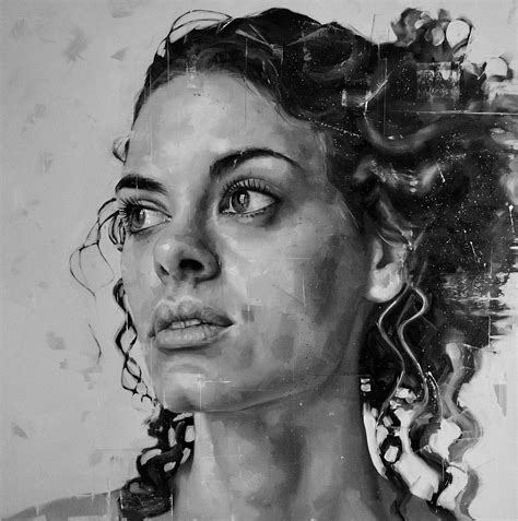 Silvio PORZIONATO | Catherine La Rose ~ The Poet of Painting Acrylic Portrait Painting, Abstract ...
