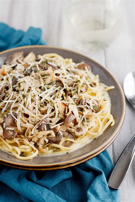 Chicken Mushroom Linguine - Jennifer Meyering