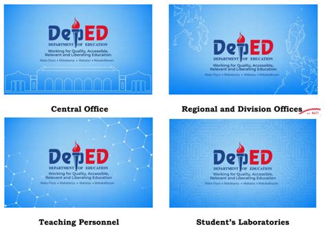 Official Wallpapers for laptops and desktop PCs issued by the DepEd