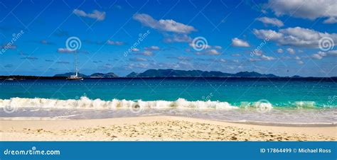 Cap Juluca Beach stock image. Image of water, blue, caribbean - 17864499