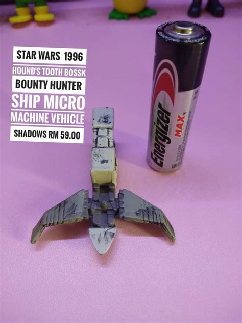 Star Wars 1996 Hound's Tooth BOSSK Bounty Hunter Ship Micro Machine ...