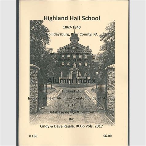 Highland Hall School Alumni Index 1867-1940 – BCGS