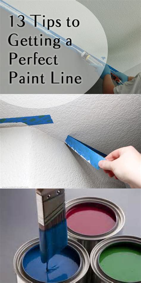 13 Tips to Getting a Perfect Paint Line | Paint line, Painting tips ...